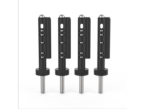 Fixation rapide 4 plaques Maxtrax - Set de 4 pièces - Longueur filetage 40mm