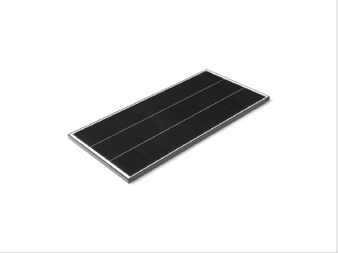 Panneau solaire fixe monocristallin Redarc 180W finition anodisée noir