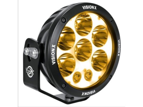 Paire longues portées leds VisionX 6.7'' Cannon - Faisceau mixte - Halo ambré