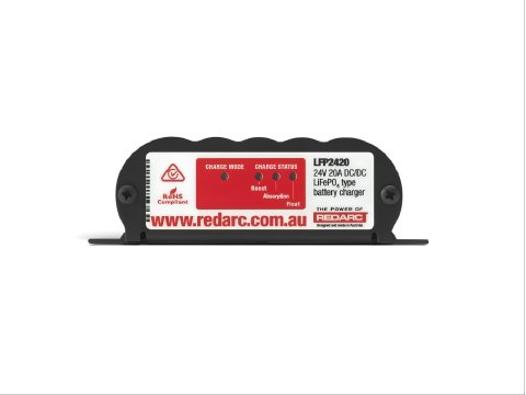 Chargeur de batterie auxiliaire Redarc DC DC 24 V 20 A