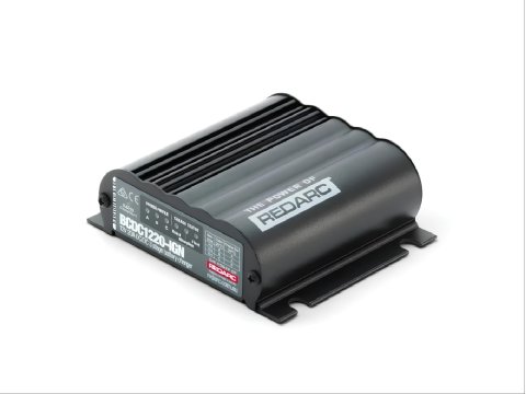 Chargeur de batterie auxiliaire Redarc DC DC 12 V 20 A à commande après contact