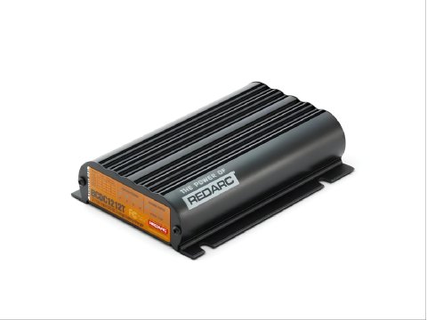 Chargeur de batterie auxiliaire Redarc DC DC 12 V 12 A pour véhicule avec remorque équipé