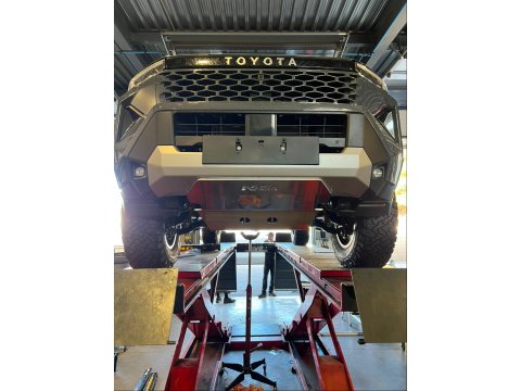 Ski protection avant Offroad aluminium 8mm N4-Offroad pour Toyota Hilux Travo