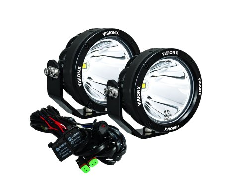 Kit de 2 phares LED Vision X Light Cannon CG2 ronds