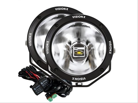 Kit de 2 phares LED Vision X Light Cannon CG2 6.7'' éclairage longue portée