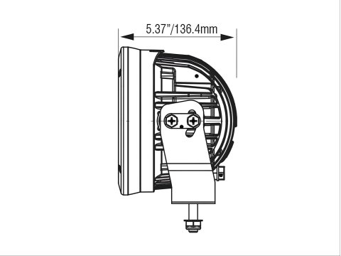 Kit de 2 phares LED Vision X Light Cannon CG2 6.7'' éclairage longue portée
