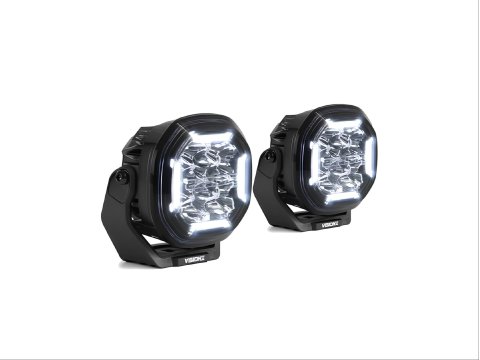 Kit de 2 phares VisionX Explora 4'' 18 Leds 90W