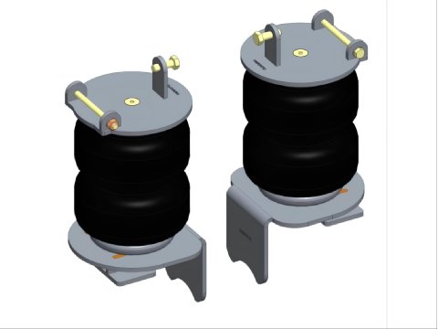 Kit boudins pneumatiques renfort lames MAD Air Master Comfort pour Toyota Hilux Revo