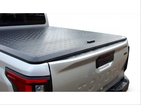 Couvre-benne aluminium thermolaqué noir pour Toyota Hilux Revo double cabine 2015 +