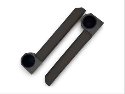 Accoudoirs marron avec porte-gobelets Toyota Land Cruiser Série 7