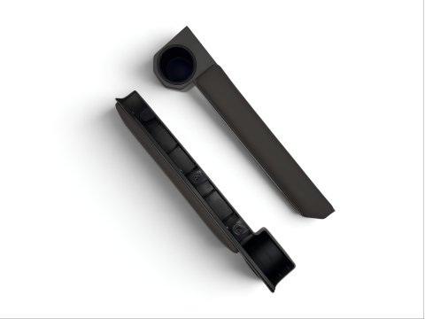 Accoudoirs marron avec porte-gobelets Toyota Land Cruiser Série 7