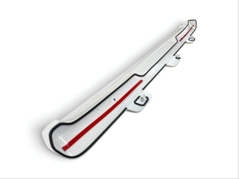 Spoiler de toit arrière couleur blanc pour Toyota Land Cruiser série 7