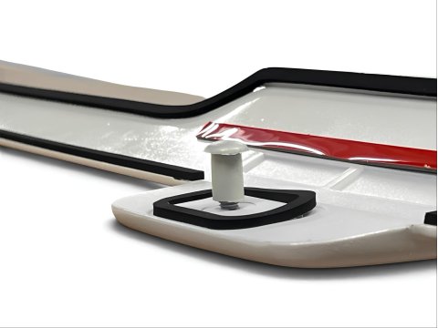 Spoiler de toit arrière couleur blanc pour Toyota Land Cruiser série 7