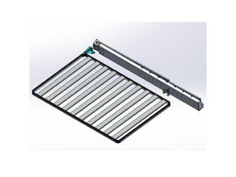Support de auvent 270° gauche pour galerie slimline Front Runner par Alu-Cab