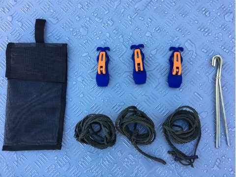 Kit d'arrimage tempête de auvent 270° Alu-Cab
