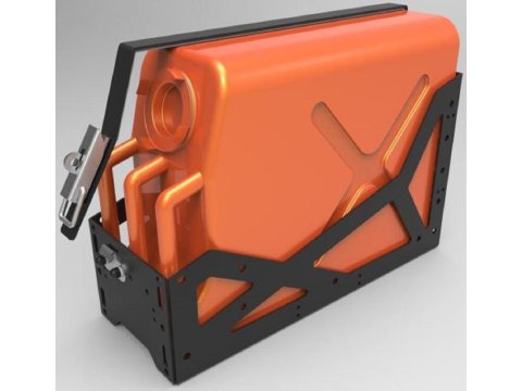 Support jerrycan pour Hardtop Adventure Alu-Cab