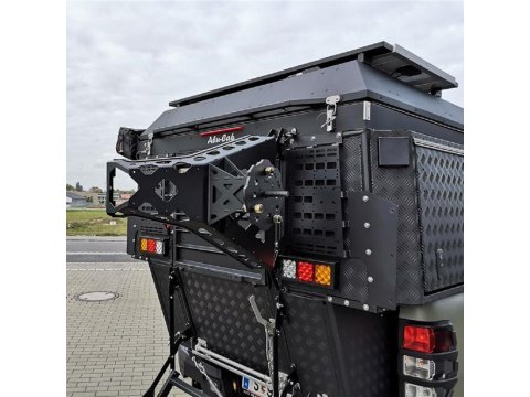 Support de roue de secours sur Hardtop Khaya camper Alu-Cab