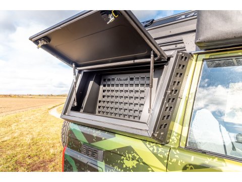 Grille intérieure pour coffre de rangement latéral Toyota GRJ76 Alu-Cab
