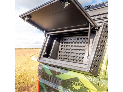 Grille intérieure pour coffre de rangement latéral Toyota GRJ76 Alu-Cab