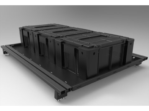 Plateau fixe de toit Alu-Cab