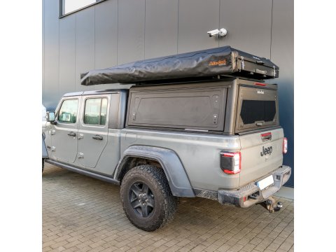 Hardtop Contour noir lisse sans fenêtre latérale pour Jeep Gladiator 2019+ Alu-Cab