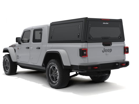 Hardtop Contour noir lisse sans fenêtre latérale pour Jeep Gladiator 2019+ Alu-Cab