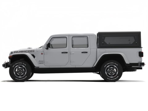 Hardtop Contour noir lisse avec fenêtre latérale pour Jeep Gladiator 2019+ Alu-Cab