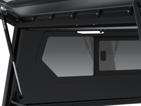 Hardtop Contour noir lisse avec fenêtre latérale pour Jeep Gladiator 2019+ Alu-Cab