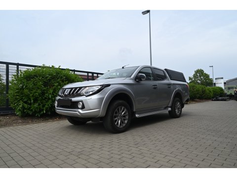 Hardtop Contour noir lisse sans fenêtre latérale pour Mitsubishi L200 2016+ DC Alu-Cab