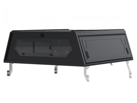 Hardtop Contour noir lisse sans fenêtre latérale pour Toyota Hilux Revo 2016+ double cabine Alu-Cab