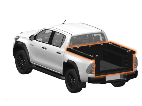 Plateforme ModCAP Alu-Cab Drive Off pour double cabine