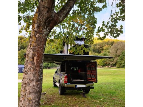 Hardtop Canopy Camper DC Toyota Hilux Vigo 2005-2015 Alu-Cab