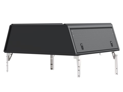 Hardtop Explorer Guard aluminium noir strié Ford Ranger 2012-2022 double cabine Alu Cab