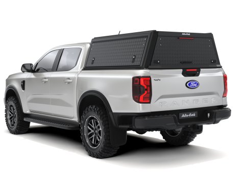 Hardtop Explorer Guard aluminium noir strié Ford Ranger 2023+ double cabine Alu Cab