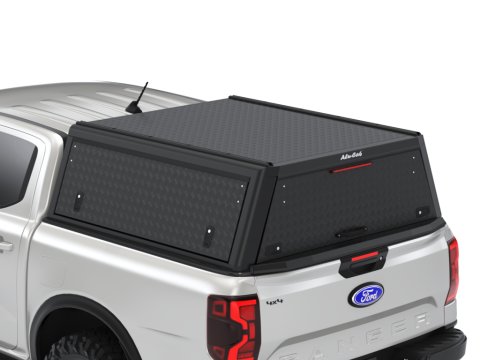 Hardtop Explorer Guard aluminium noir strié Ford Ranger 2023+ double cabine Alu Cab