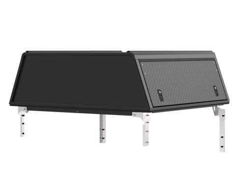 Hardtop Explorer Guard aluminium noir strié Ford Ranger 2023+ double cabine Alu Cab