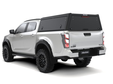 Hardtop Explorer Guard aluminium noir lisse Isuzu D-Max 2020+ double cabine Alu Cab