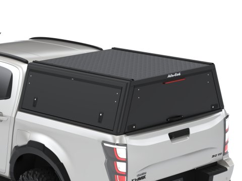 Hardtop Explorer Guard aluminium noir lisse Isuzu D-Max 2020+ double cabine Alu Cab