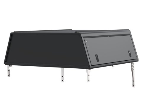 Hardtop Explorer Guard aluminium noir lisse Isuzu D-Max 2020+ double cabine Alu Cab
