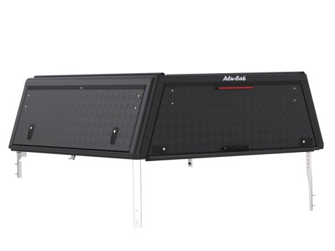 Hardtop Explorer Guard aluminium noir strié Isuzu D-Max 2020+ double cabine Alu Cab