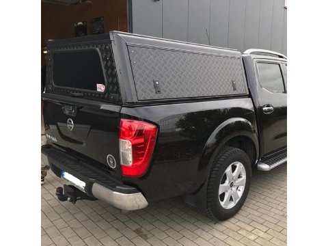 Hardtop Explorer noir strié Nissan Navara NP300 2016+ double cabine Alu-Cab