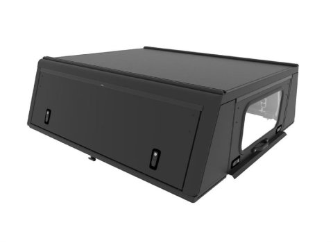Hardtop Adventure noir lisse Toyota Hilux 2005-2015 double cabine Alu-Cab