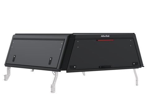 Hardtop Explorer Guard aluminium noir lisse Toyota Hilux Revo double cabine Alu Cab