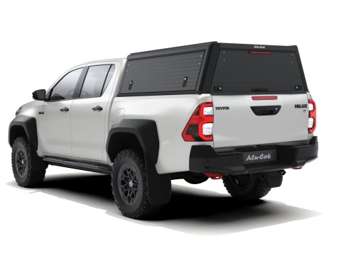 Hardtop Explorer Guard aluminium noir strié Toyota Hilux Revo double cabine Alu Cab