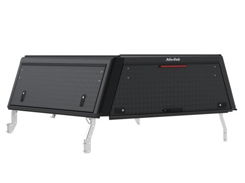 Hardtop Explorer Guard aluminium noir strié Toyota Hilux Revo double cabine Alu Cab