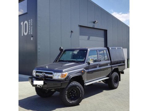 Hardtop Adventure noir lisse Toyota Land Cruiser 79 1999+ double cabine Alu-Cab