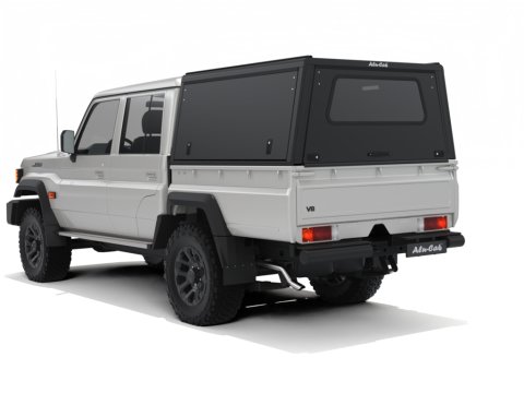Hardtop Explorer noir lisse Toyota Land Cruiser 79 double cabine 1999+ Alu-Cab