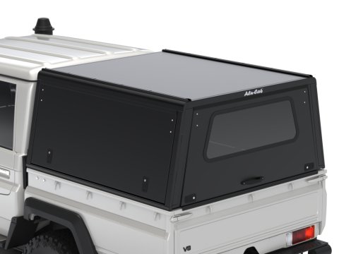 Hardtop Explorer noir lisse Toyota Land Cruiser 79 double cabine 1999+ Alu-Cab