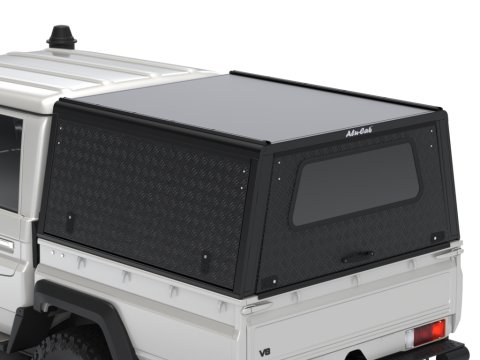 Hardtop Explorer noir strié Toyota Land Cruiser 79 double cabine 1999+ Alu-Cab