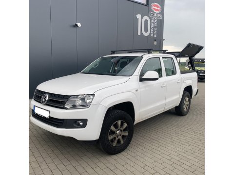 Hardtop Explorer noir strié Volkswagen Amarok 2010-2022 double cabine Alu-Cab